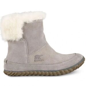 Sorel Out N About snow boots grey with fur